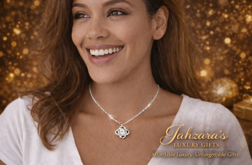 To My Mom - Infinity Heart Necklace (From Son)