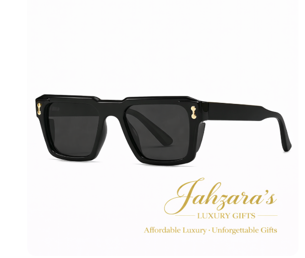 JAHZARA'S Polarized Square Sunglasses - Premium UV Protection