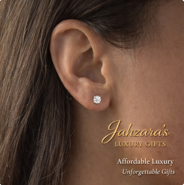 1.50 CTW AGI Certified Lab-Grown Diamond Stud Earrings | 14K Gold | F-G Color VS Clarity