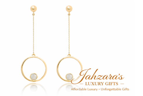 Aurelie Moonstone Earrings