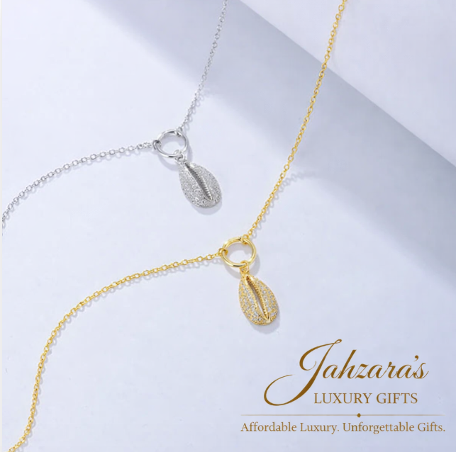 Shell Charm Anklet — 925 Sterling Silver | Zircon | Gold & Silver | Luxury Beach Jewelry