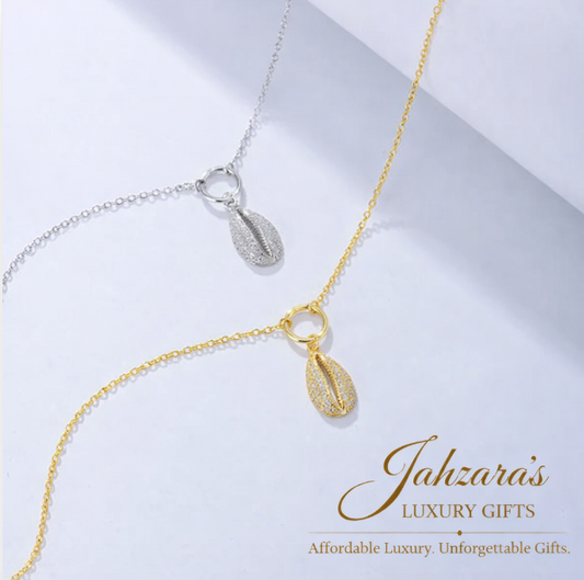 Shell Charm Anklet — 925 Sterling Silver | Zircon | Gold & Silver | Luxury Beach Jewelry