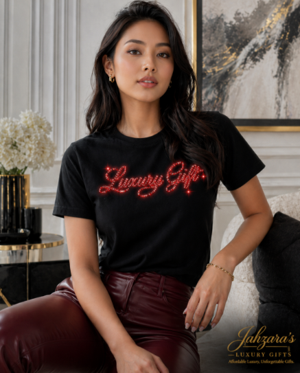 Luxury Gift Signature Tee — Scarlet Edition