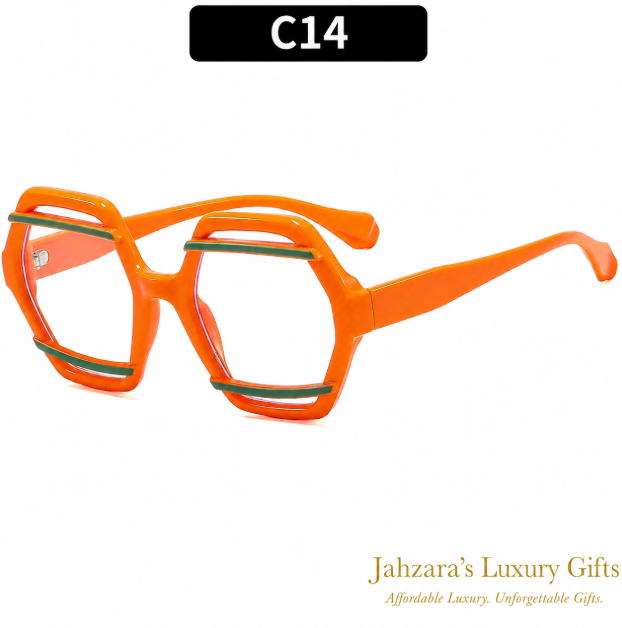 Oversized Hexagon Sunglasses — Bold Geometric Frames for Women