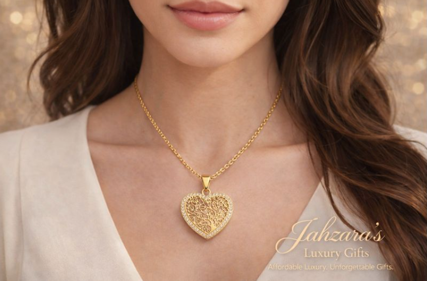 💛✨ Life Tree Heart Pendant Necklace ✨💛