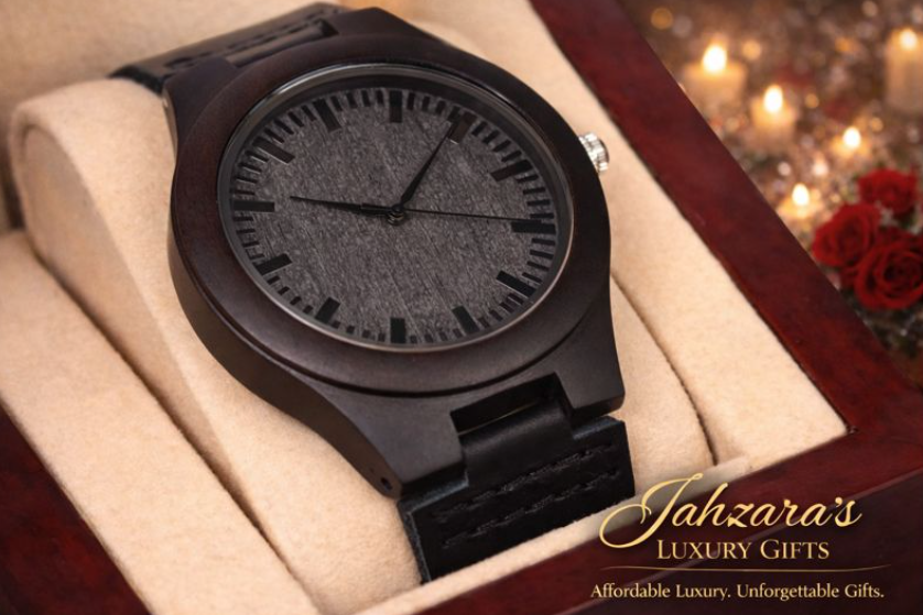 To My Husband – Premium Wooden Watch | A Timeless Gift of Love & Loyalty