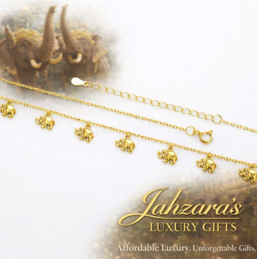 ✨ 🐘 18K Gold Elephant Charm Necklace 🐘 ✨