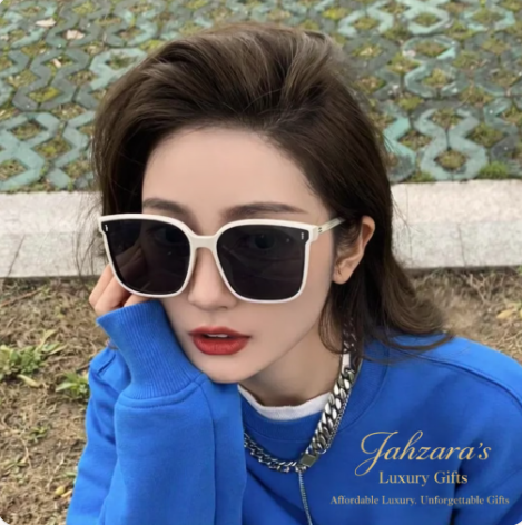Oversized Square Luxury Sunglasses | UV Protection | Jahzara's Luxury Gifts