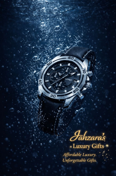 Classic Leather Quartz Watch | Chronograph Silver-Tone Men's Watch