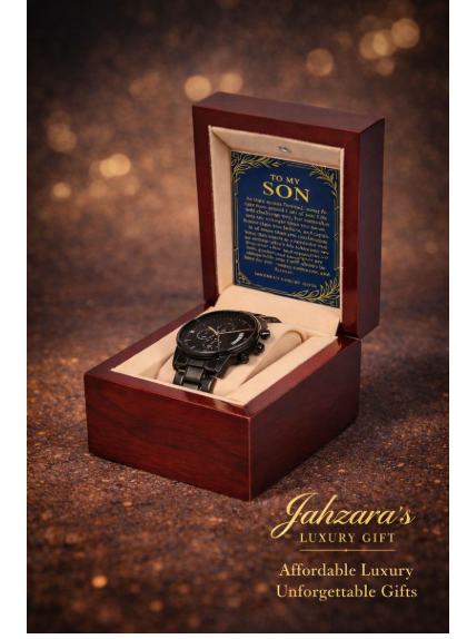 To My Son – Legacy Chronograph Watch | A Timeless Gift of Love