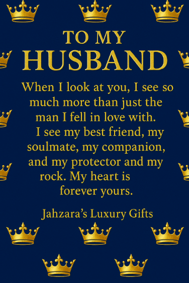 To My Husband – Premium Wooden Watch | A Timeless Gift of Love & Loyalty