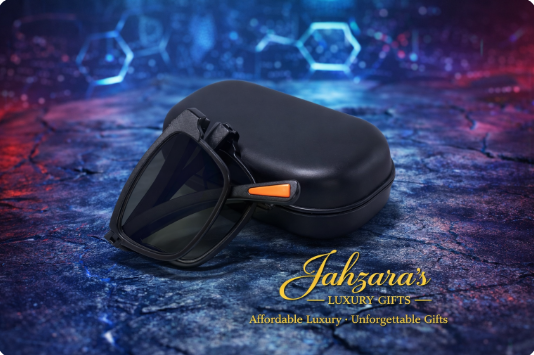 JAHZARA'S Foldable Square Sunglasses - Compact & Portable