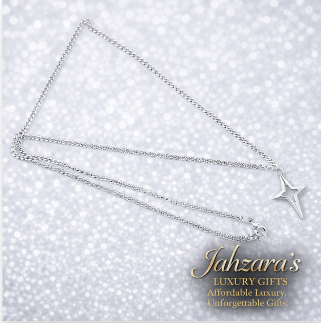 North Star Pendant Necklace — 18K Gold & Silver | Stainless Steel