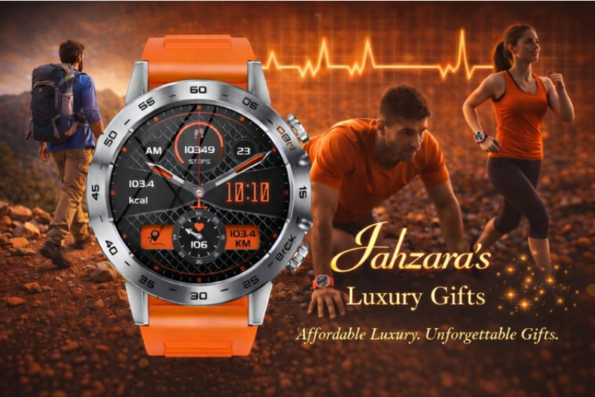 Bluetooth Call Smart Watch | Orange Sport Edition with Heart Rate Monitor