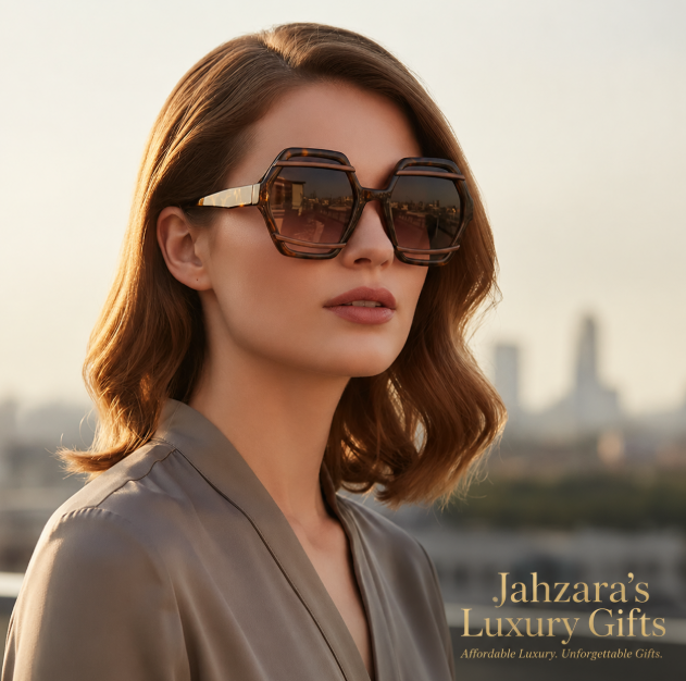 Oversized Hexagon Sunglasses — Bold Geometric Frames for Women