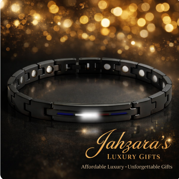 Magnetic Therapy Bracelet - 304 Stainless Steel Geometric Design