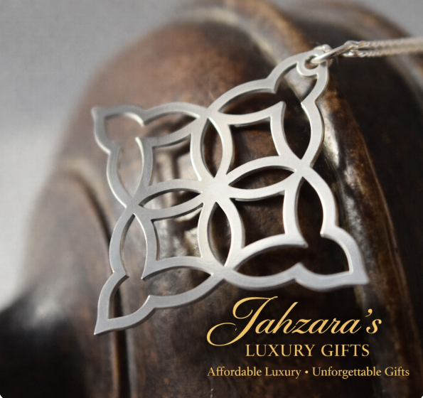 Moorish Diamond Pendant - Architectural Stainless Steel Necklace