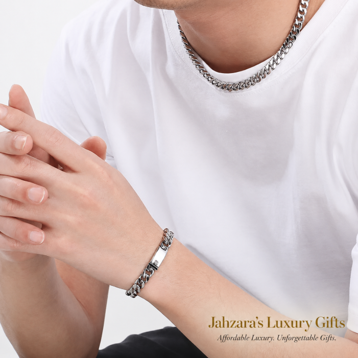 Cuban Link Chain & Bracelet Set — IP Gold Stainless Steel | Silver, Gold & Two-Tone