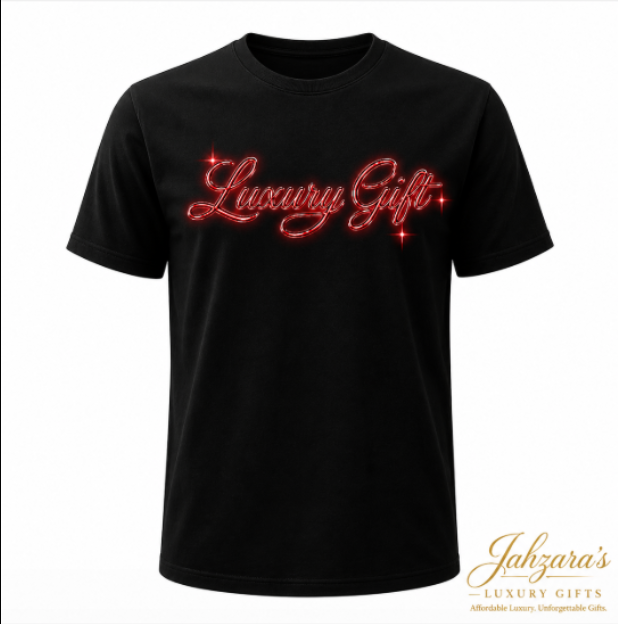 Luxury Gift Signature Tee — Scarlet Edition