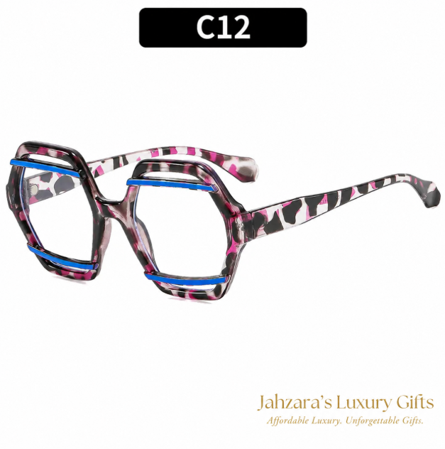Oversized Hexagon Sunglasses — Bold Geometric Frames for Women