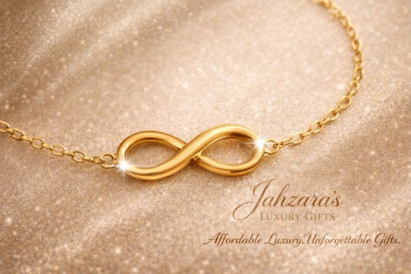 18K Gold Infinity Bracelet | 925 Sterling Silver Eternal Love Symbol Bracelet
