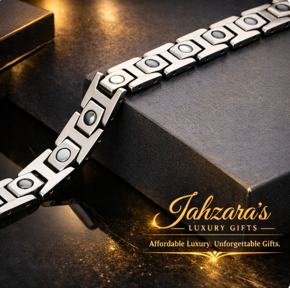 Magnetic Wellness Bracelet | 18K Gold Plated | Stainless Steel | Unisex