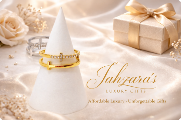 Forever Double Cross Ring