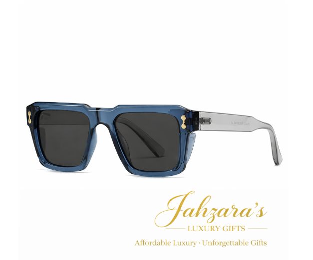 JAHZARA'S Polarized Square Sunglasses - Premium UV Protection