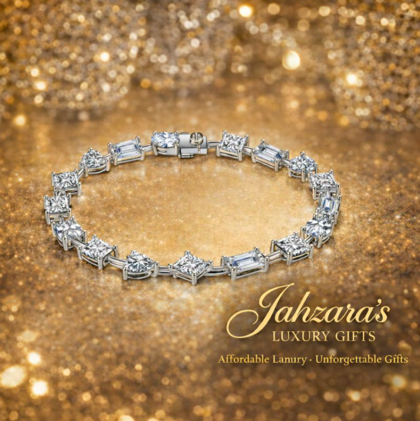 Moissanite Luxury Tennis Bracelet | Oval Claw-Set | Unisex Statement Piece