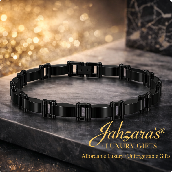Geometric Link Bracelet - Titanium Steel Splicing Design