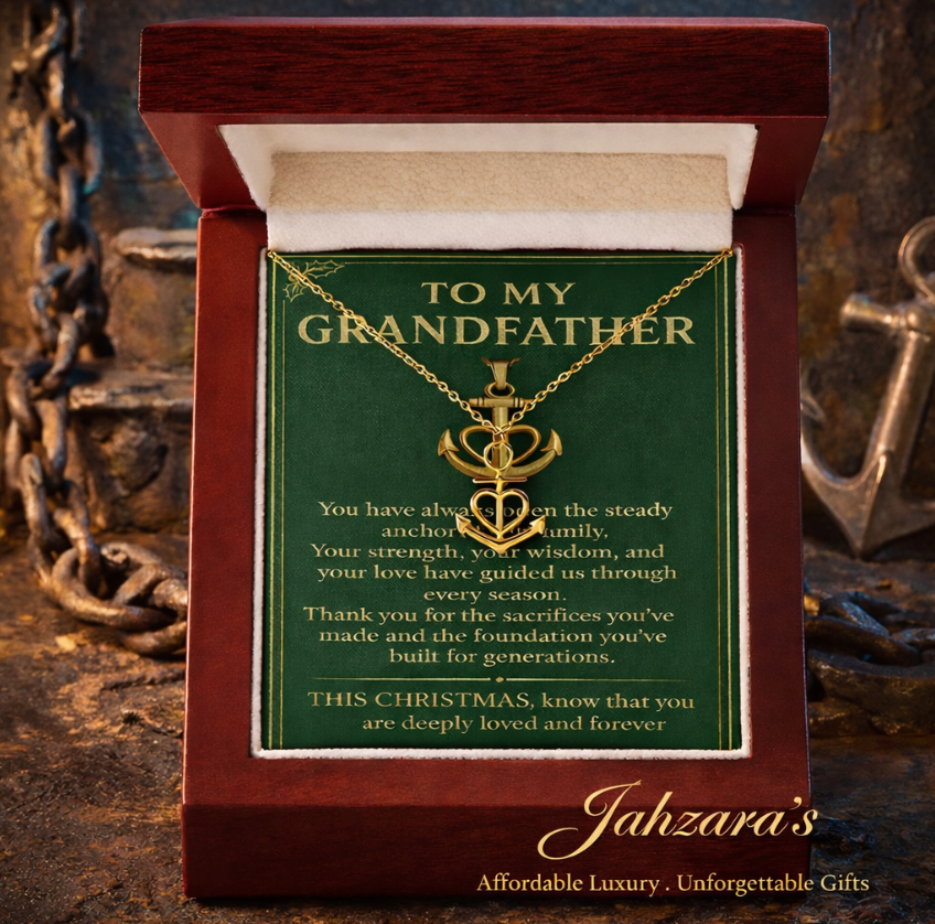 ⚓ To My Grandfather — Anchor Necklace ⚓