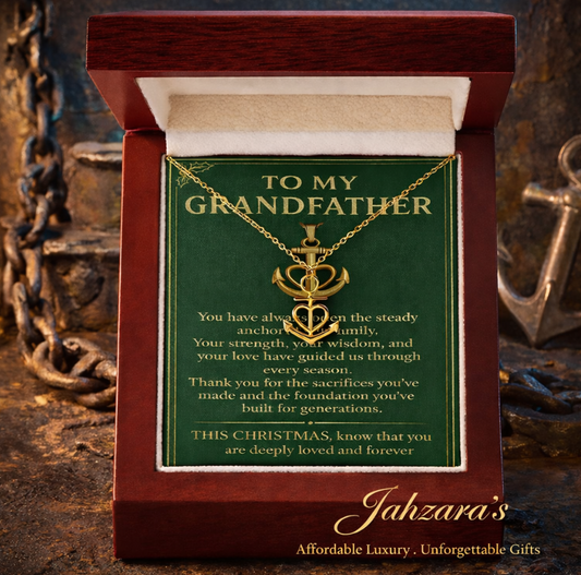 ⚓ To My Grandfather — Anchor Necklace ⚓
