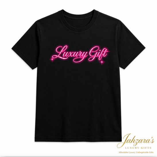 Luxury Gift Signature Tee — Hot Pink Edition