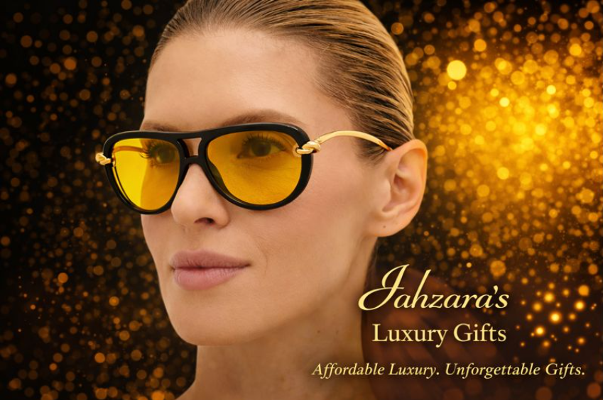 Vintage Cat-Eye Frog Sunglasses — Black/Yellow