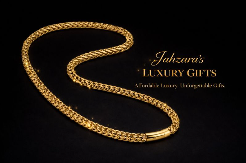 Bold Gold Link Chain Necklace | 8mm Statement Chain for Him