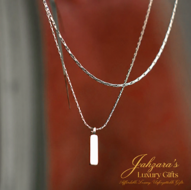 Minimalist Bar Pendant Necklace | PVD Gold & Silver | 304 Stainless Steel