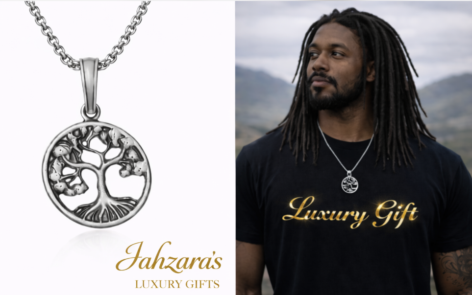 Tree of Life Pendant Necklace | Stainless Steel | Unisex Luxury Spiritual Jewelry