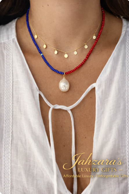Solid Gold Circle Necklace