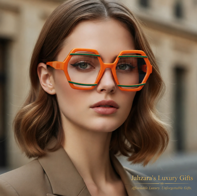 Oversized Hexagon Sunglasses — Bold Geometric Frames for Women