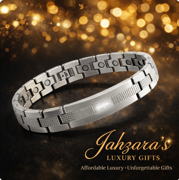 Magnetic Therapy Bracelet - 304 Stainless Steel Geometric Design