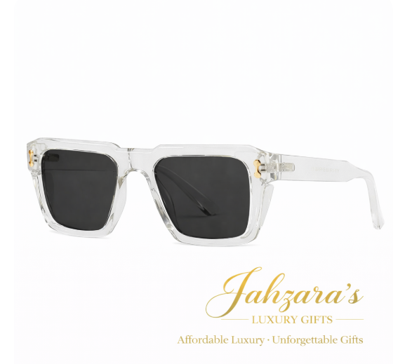 JAHZARA'S Polarized Square Sunglasses - Premium UV Protection