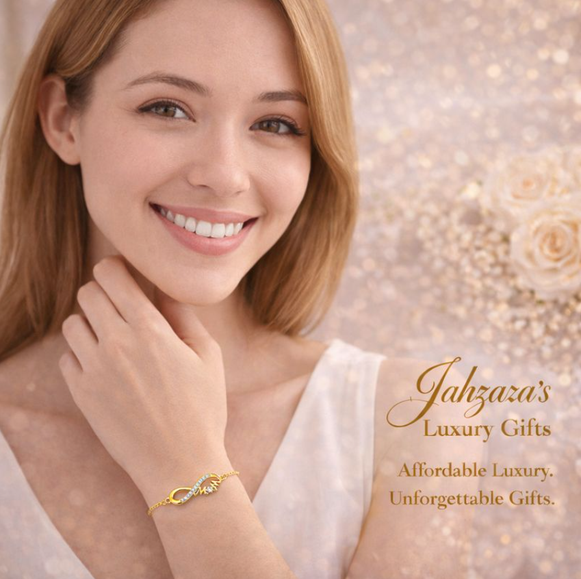 16K Gold Infinity Mom Bracelet | 925 Sterling Silver Zircon Mother's Gift