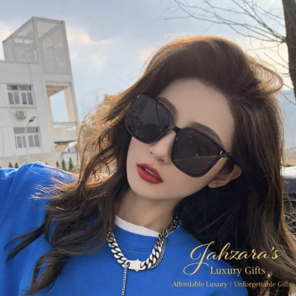 Oversized Square Luxury Sunglasses | UV Protection | Jahzara's Luxury Gifts