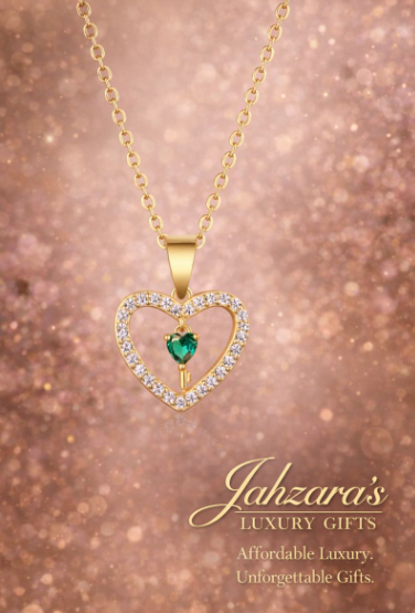 18K Gold-Plated Heart Zircon Necklace | Timeless Luxury for Her