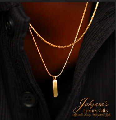 Minimalist Bar Pendant Necklace | PVD Gold & Silver | 304 Stainless Steel