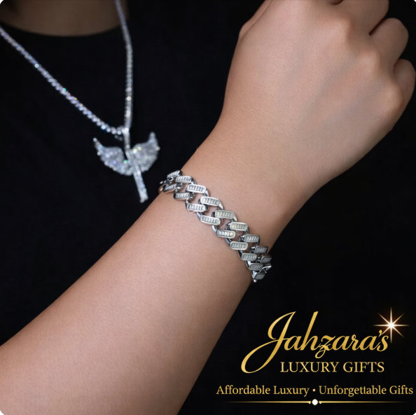 Iced Out Moissanite Cuban Link Bracelet - 925 Sterling Silver | GRA Certified Premium