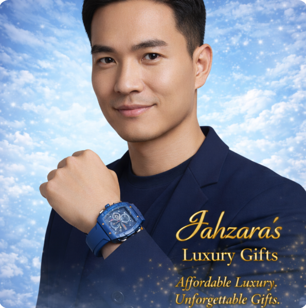 Blue Modern Square Dial Business Watch | Calendar Quartz Men's Watch