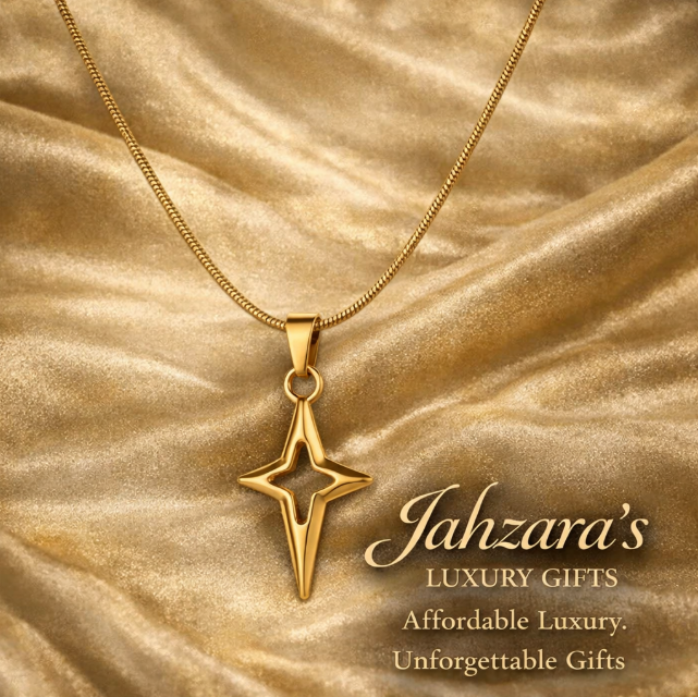 North Star Pendant Necklace — 18K Gold & Silver | Stainless Steel