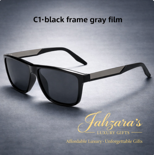 JAHZARA'S Modern Square Sunglasses - Premium TAC Lens