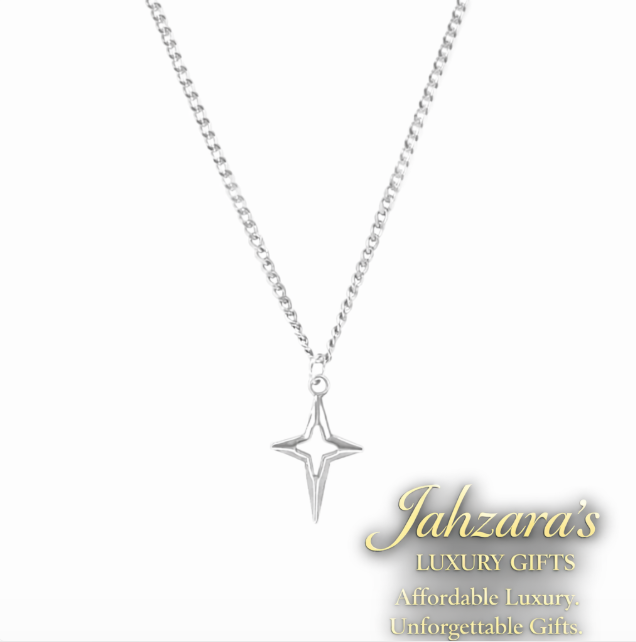North Star Pendant Necklace — 18K Gold & Silver | Stainless Steel